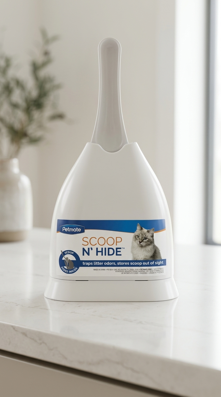 Petmate Scoop 'N' Hide - Litter Scooper for Cats & Kittens